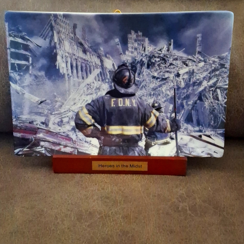 9/11 Commerative Numbered Plate